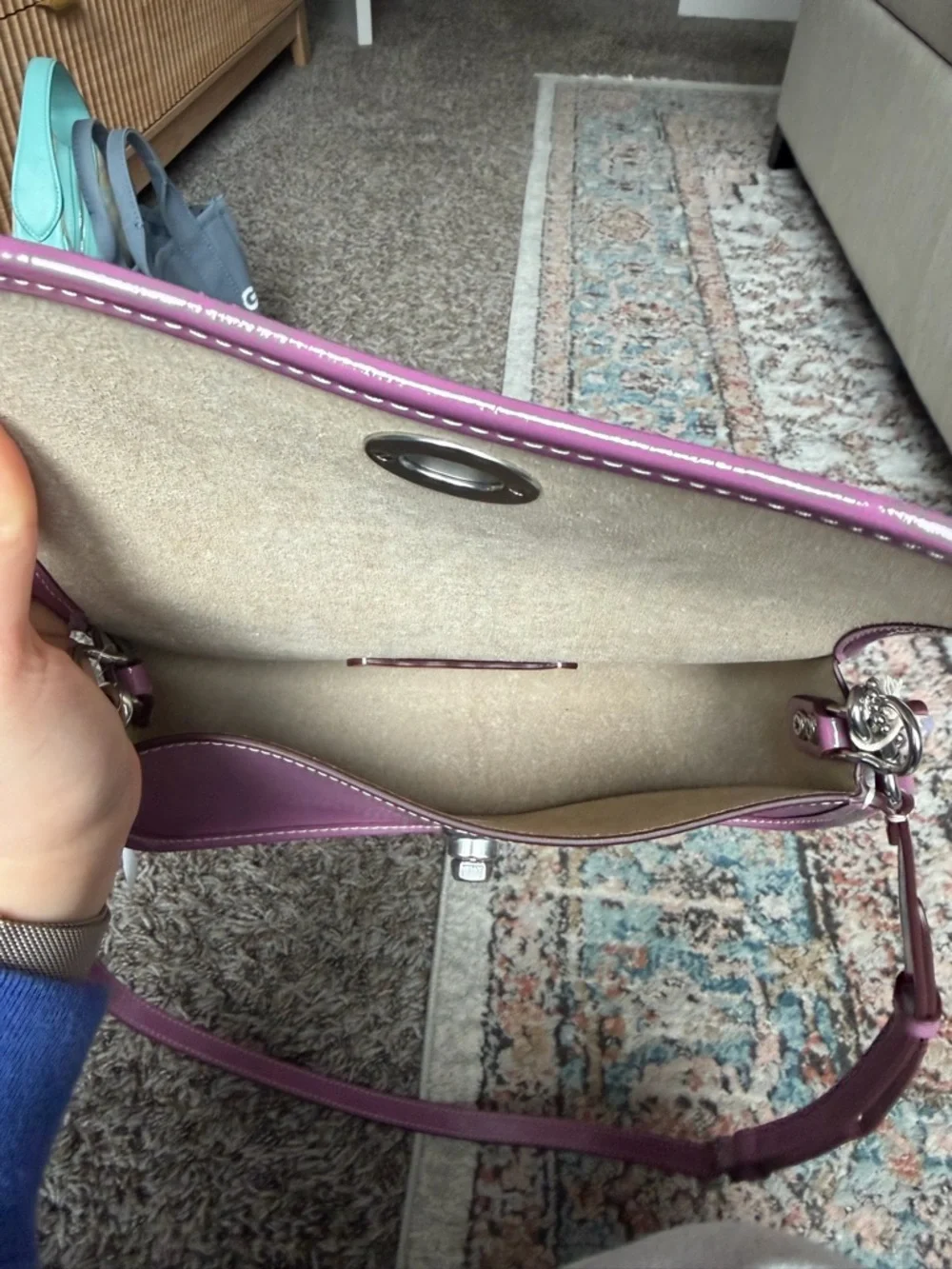 Coachtopia/Coach Wavy Dinky - Lilac Berry - Picture 11 of 11